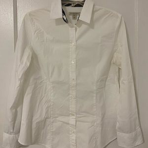 Womens size 12 Burberry button down shirt